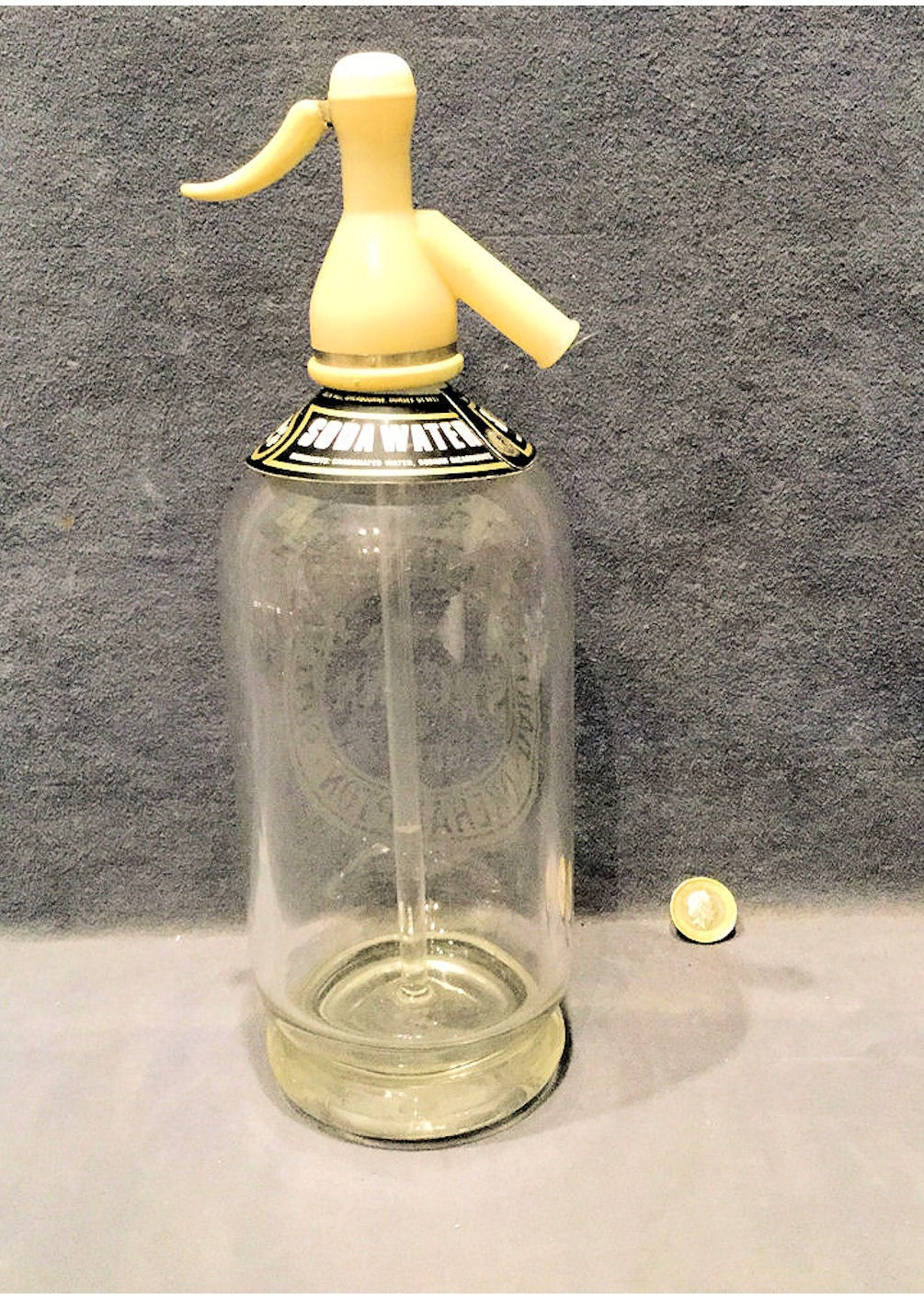Okehampton Glass Soda Syphon — view 2