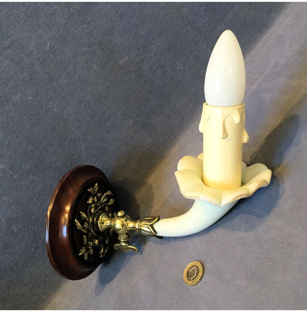 Opaline Glass Electric Light — view 3