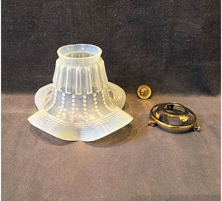 Opaline Glass Lamp Shade — view 2