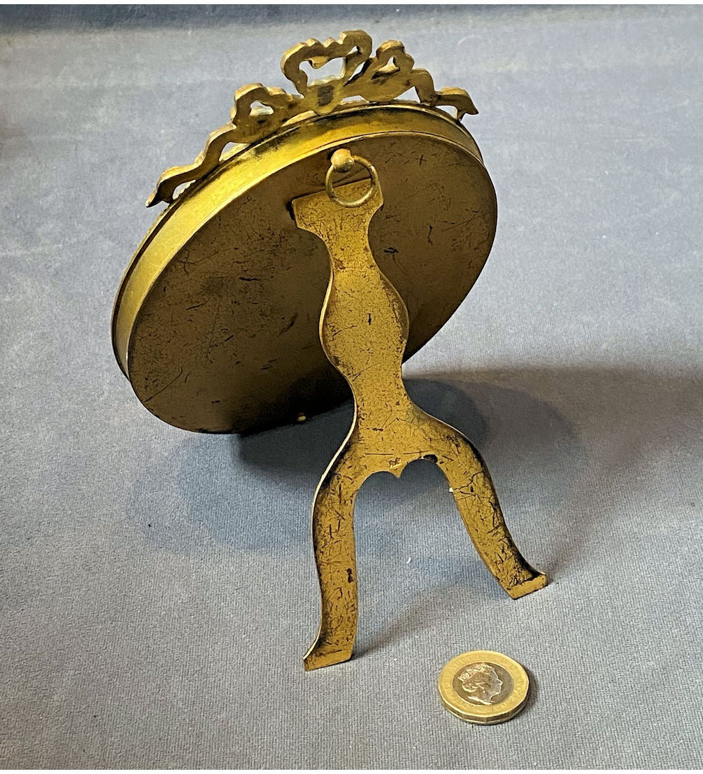 Oval Brass Photograph Frame — view 2