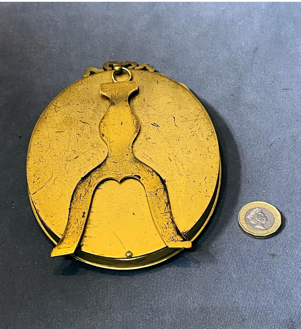 Oval Brass Photograph Frame — view 3