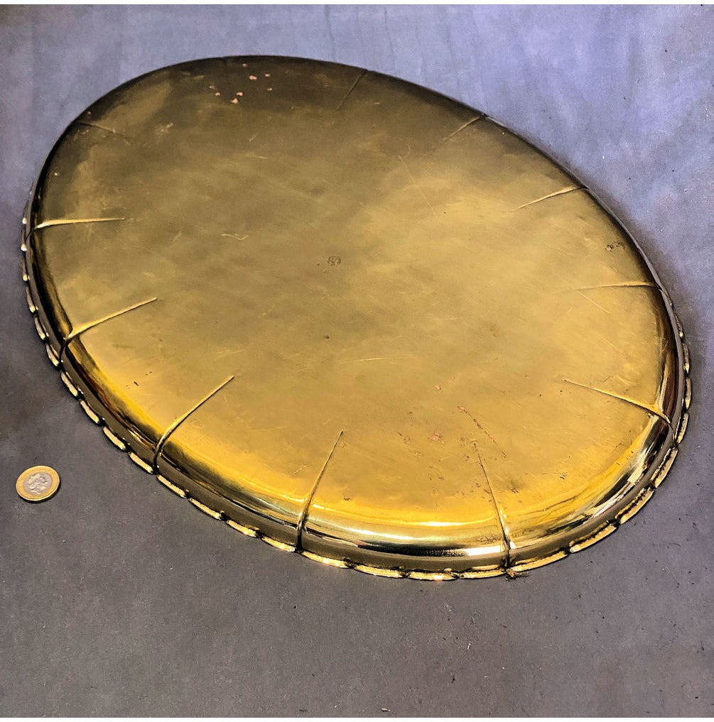 Oval Brass Tray — view 2