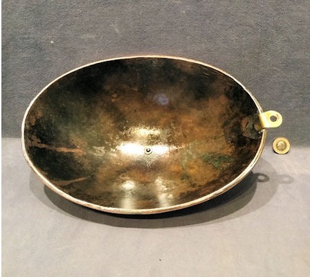 Oval Copper Food Cover — view 2