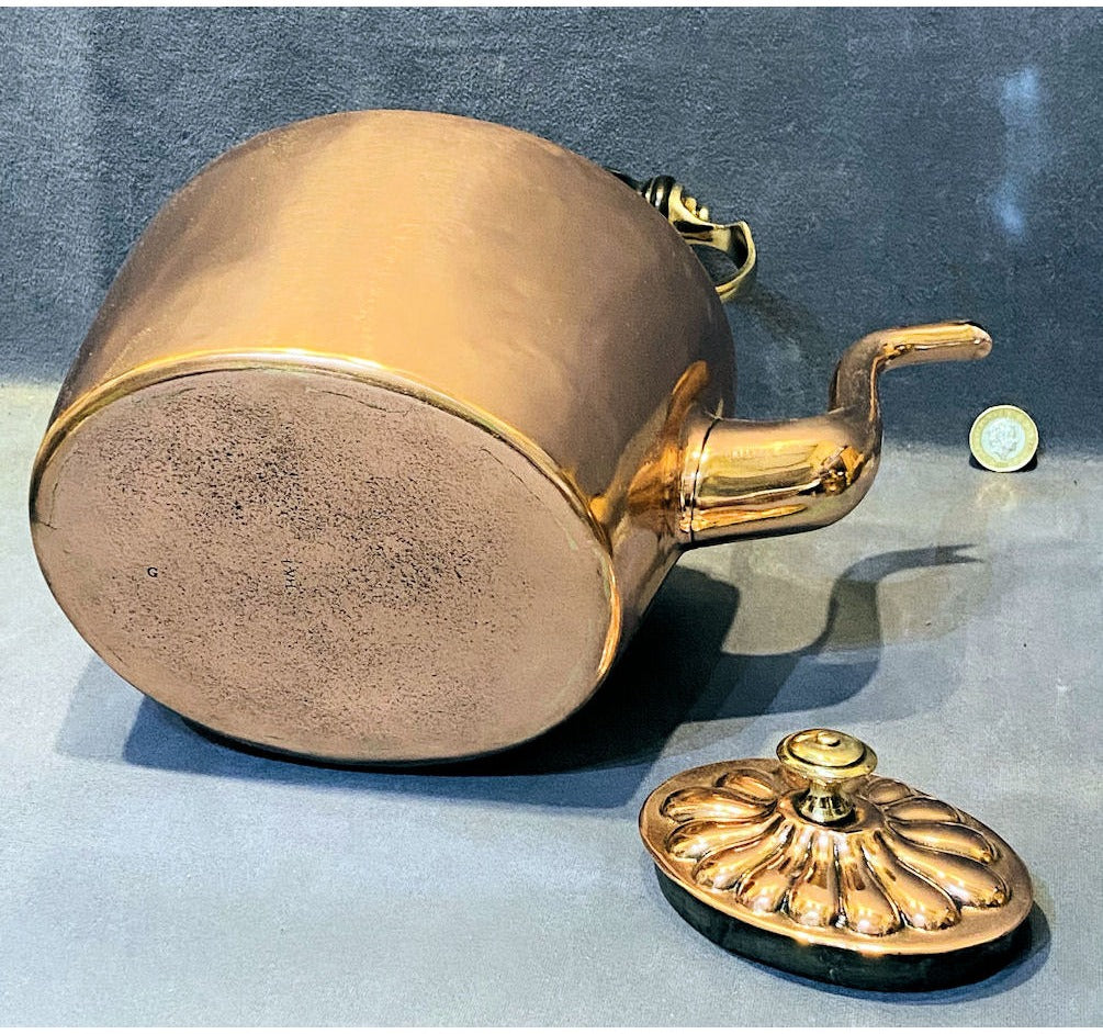 Oval Copper Kettle — view 4