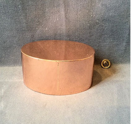 Oval Copper Sponge Mould — Copper, late 19th century