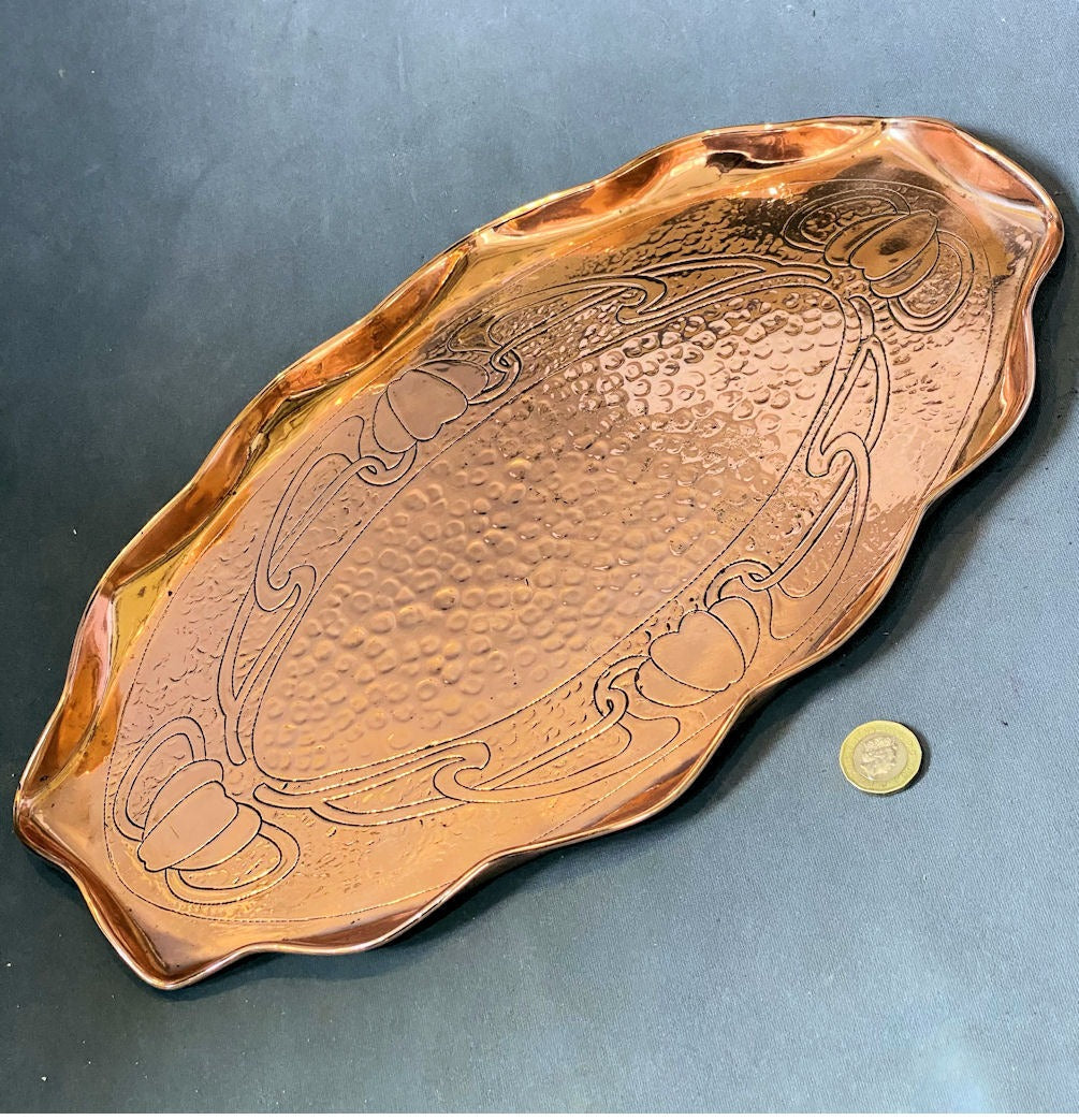 Oval Copper Tray — Copper, circa 1900