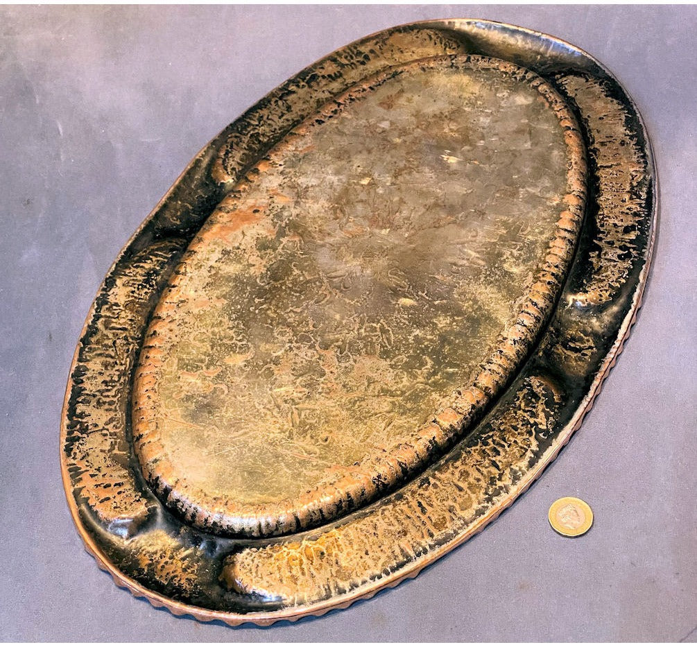Oval Copper Tray — view 2