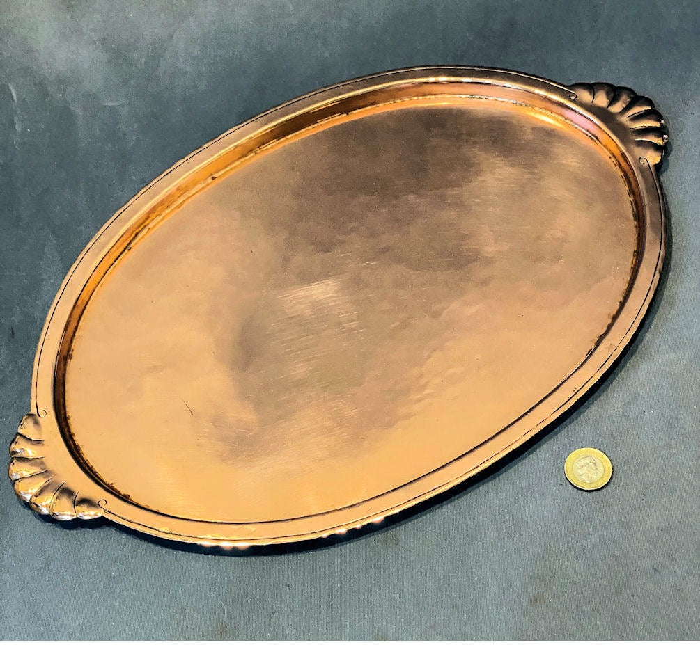 Oval Copper Tray — Copper, circa 1900