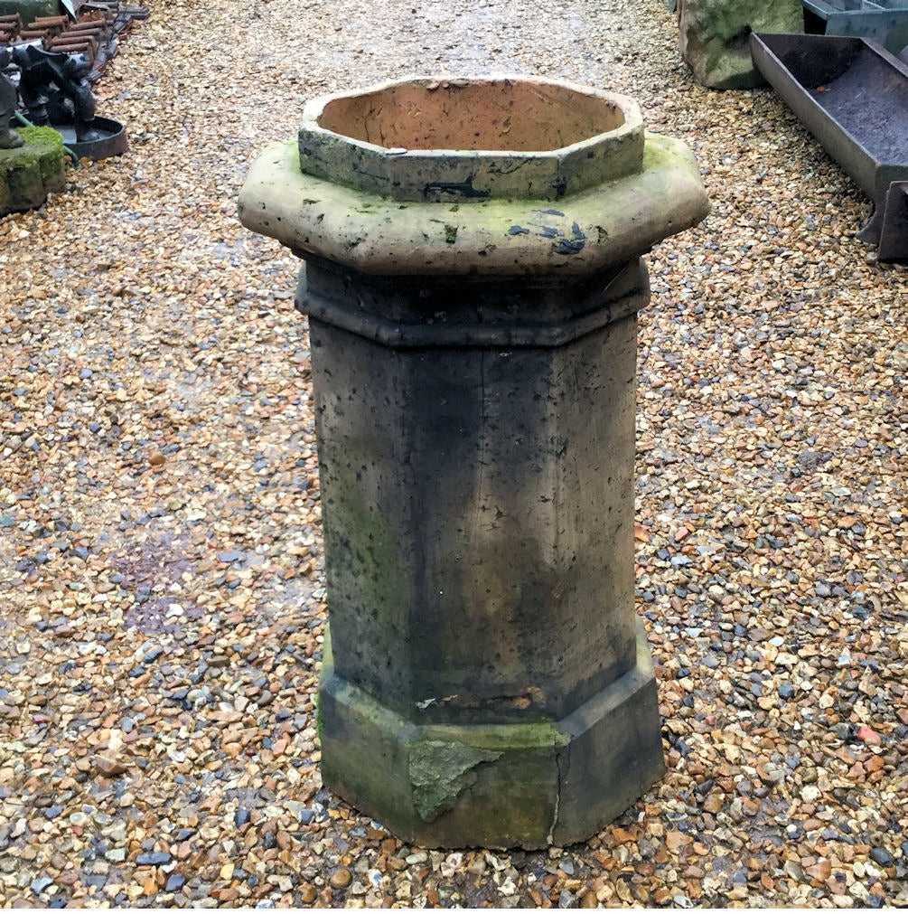 Oval Stoneware Chimney Pot — Stoneware, mid 19th century