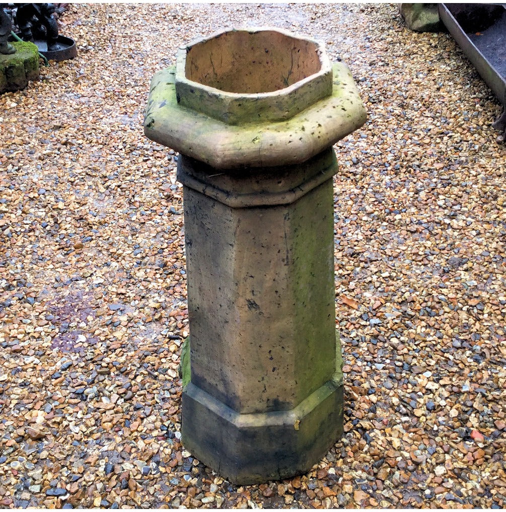 Oval Stoneware Chimney Pot — view 2