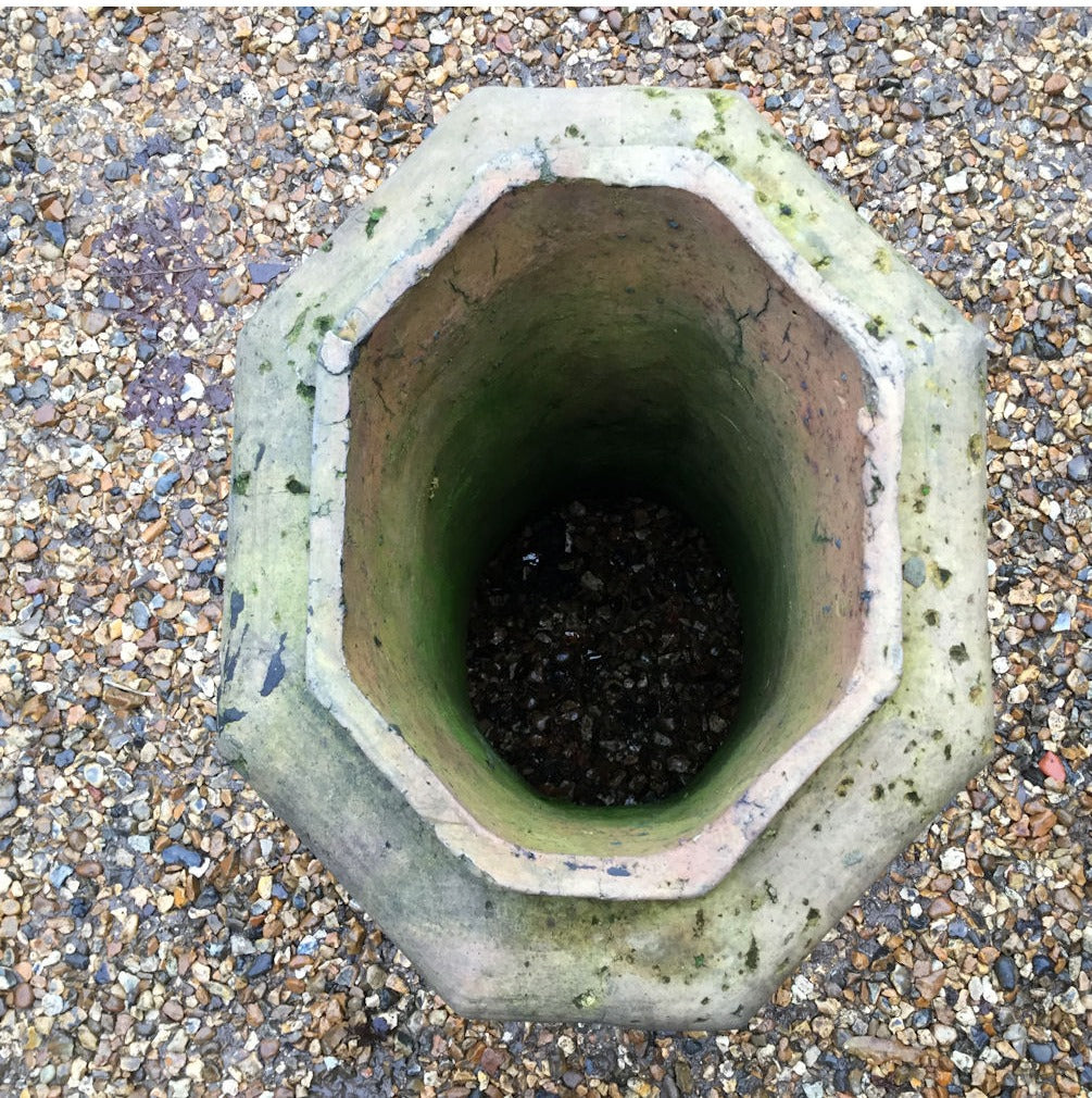 Oval Stoneware Chimney Pot — view 3