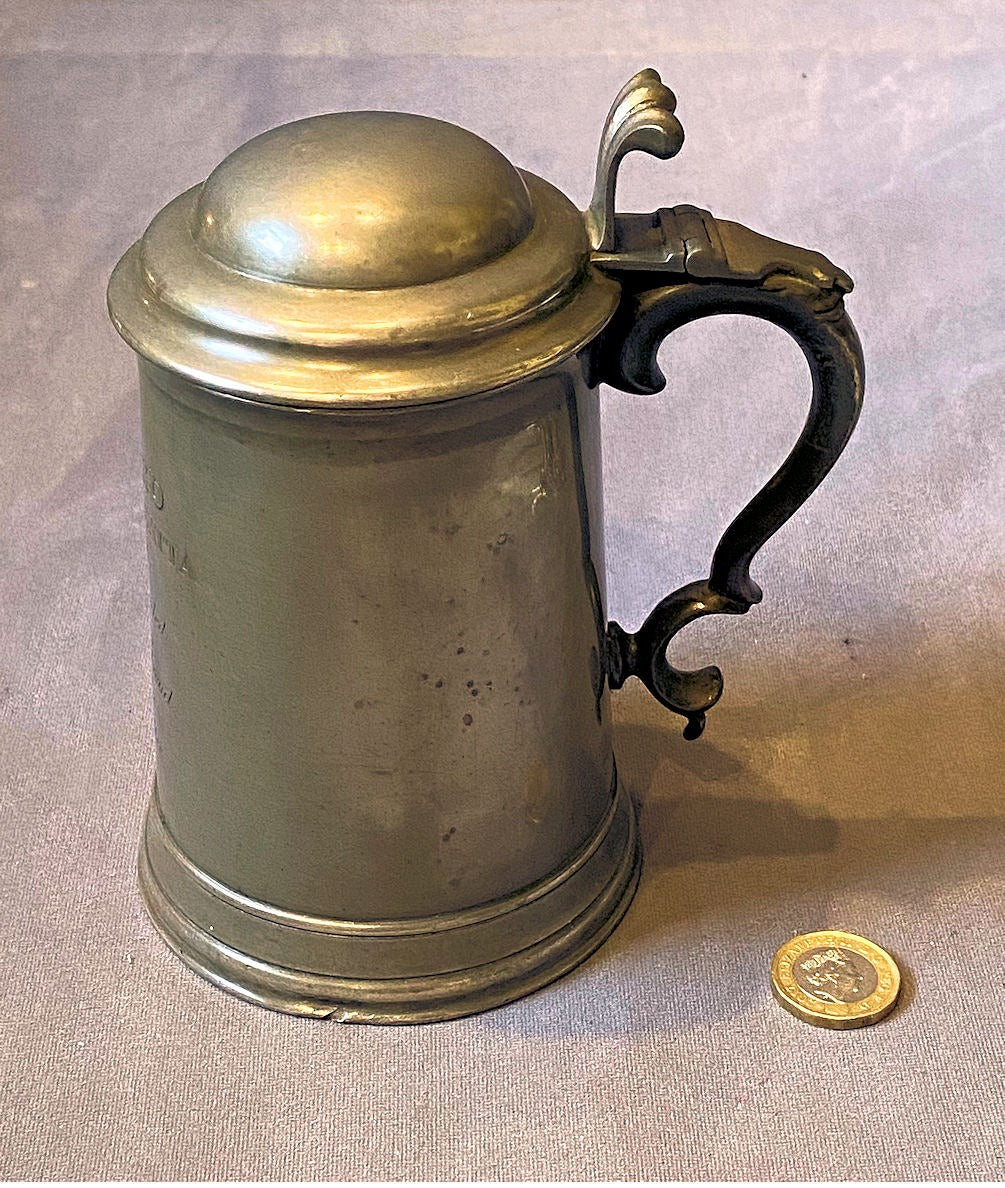 Oxford 1858 Regatta Trophy — Pewter, 1858