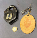 Padlock with Key — Wrought iron, 1920's
