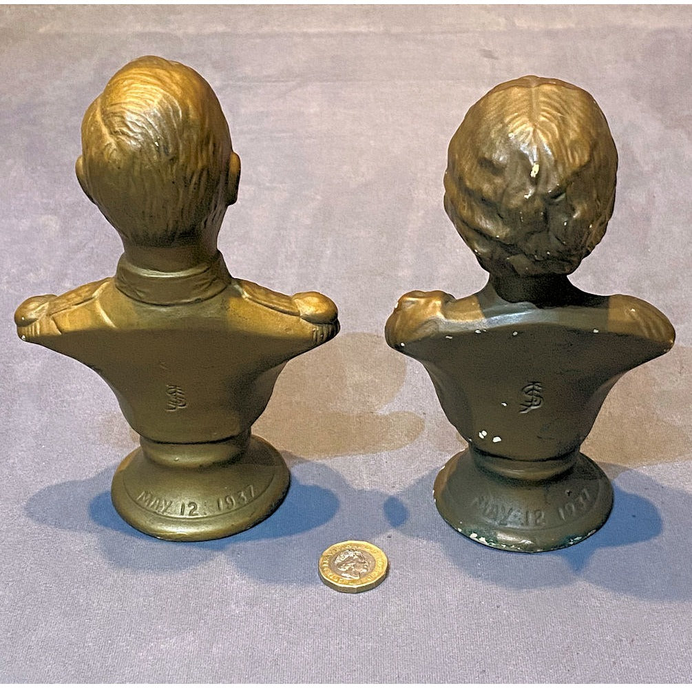 Pair of 1937 Coronation Busts — view 2