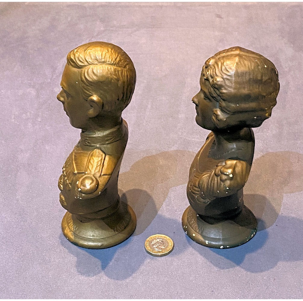 Pair of 1937 Coronation Busts — view 3