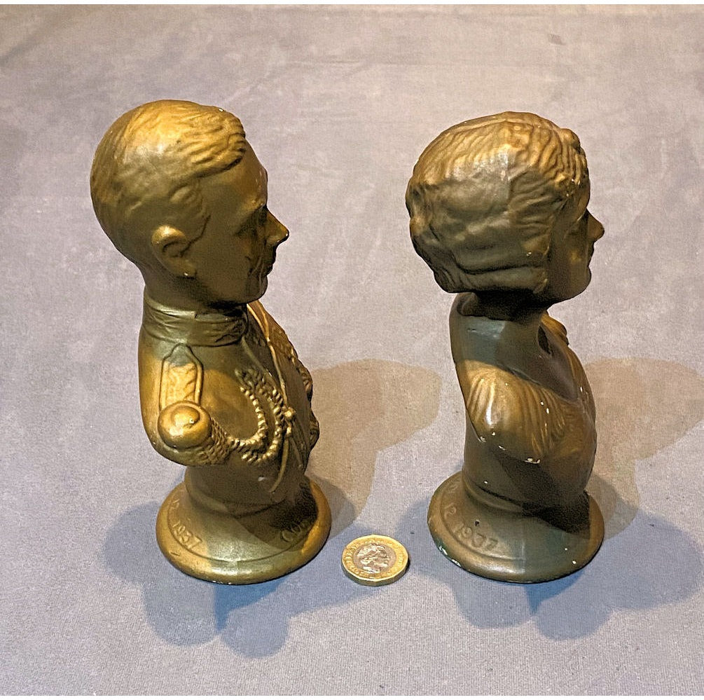 Pair of 1937 Coronation Busts — view 4