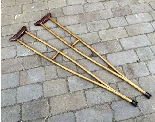 Pair of Ash Crutches — view 2