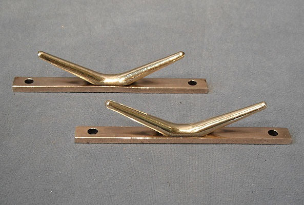 Pair of Blind Tie Cleats, 3 pairs available — Brass