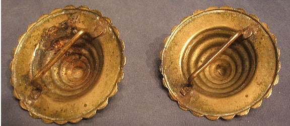 Pair of Brass Buckle Covers — view 2