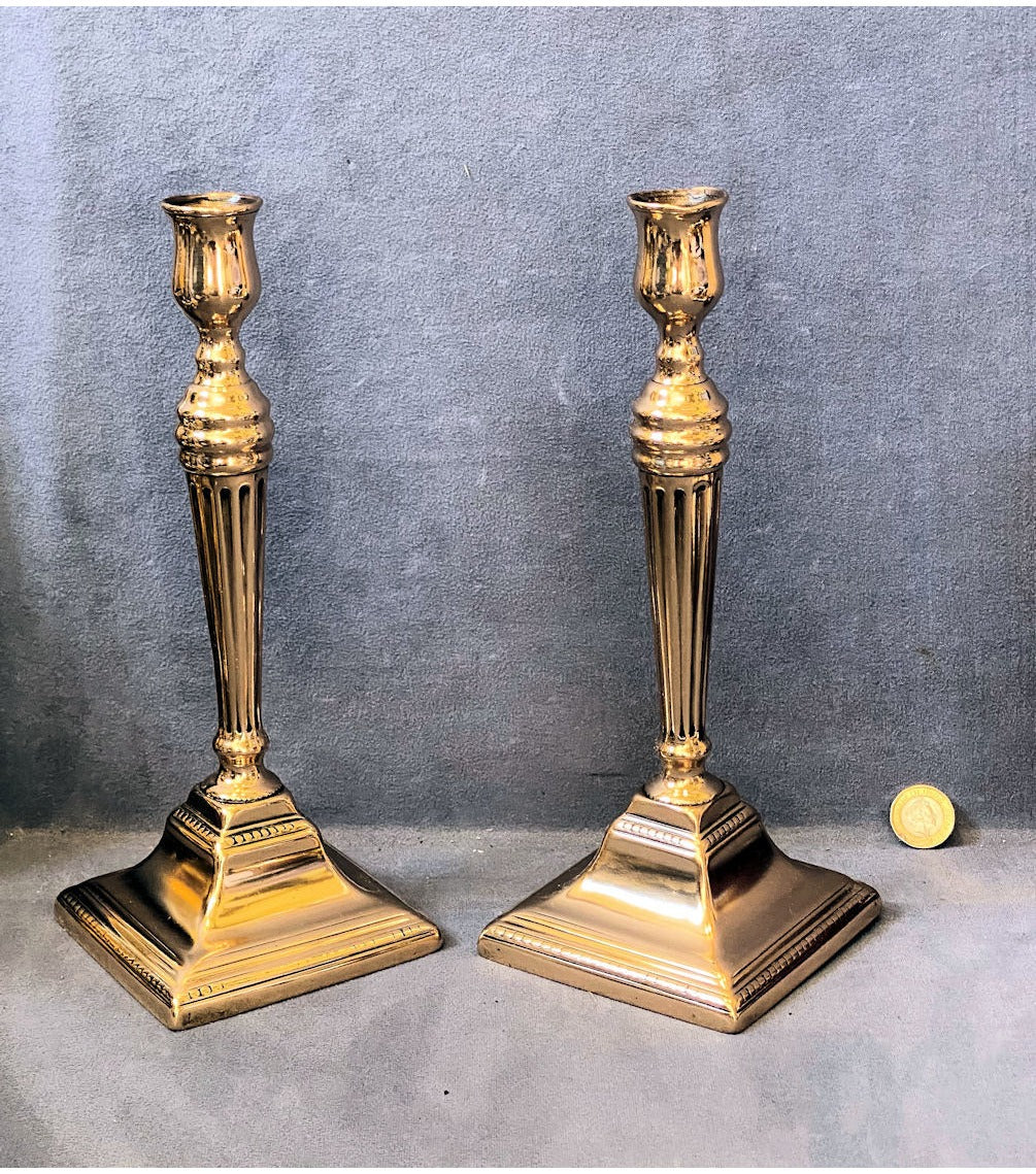 Pair of Brass Candlesticks — view 2