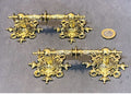 Pair of Brass Door / Drawer Pulls — Brass, late 19th century