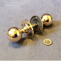 Pair of Brass Door Handles, 2 pairs available — Brass, 1920's