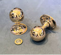 Pair of Brass Door Handles — Brass, 1920's