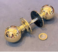 Pair of Brass Door Handles — Brass, 1920's