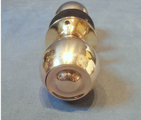 Pair of Brass Door Handles — view 2