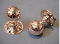 Pair of Brass Door Handles — Brass, 1920's