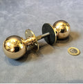 Pair of Brass Door Handles — Brass, 1920's
