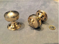 Pair of Brass Door Knobs — Brass, circa 1900