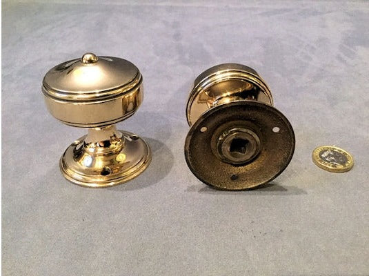 Pair of Brass Door Knobs — view 2
