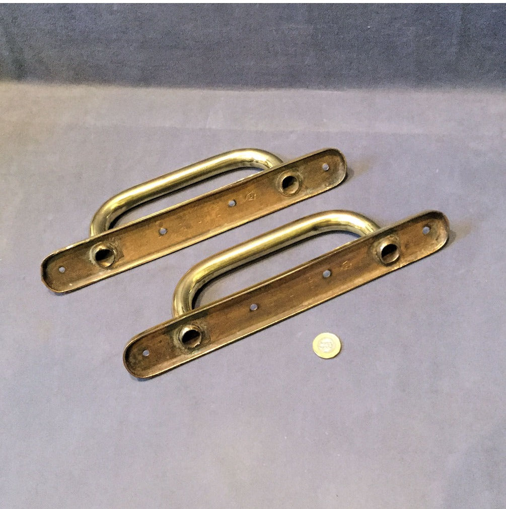 Pair of Brass Door Pulls — view 4