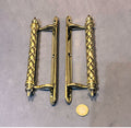 Pair of Brass Door Pulls — Brass, 19th century