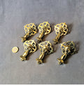Pair of Brass Drawer Handle, 3 pairs available — Brass, 1920's