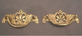 Pair of Brass Drawer Handles — Brass, 1889