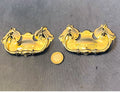 Pair of Brass Drawer Handles — Brass, 1899