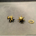 Pair of Brass Drawer Knobs — Brass, 1920's