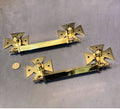 Pair of Brass Drawer Pulls — Brass, 1920's