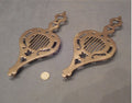 Pair of Brass Iron Stands — Brass, late 19th century