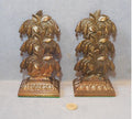 Pair of Brass Letter Racks — Brass, mid 19th century