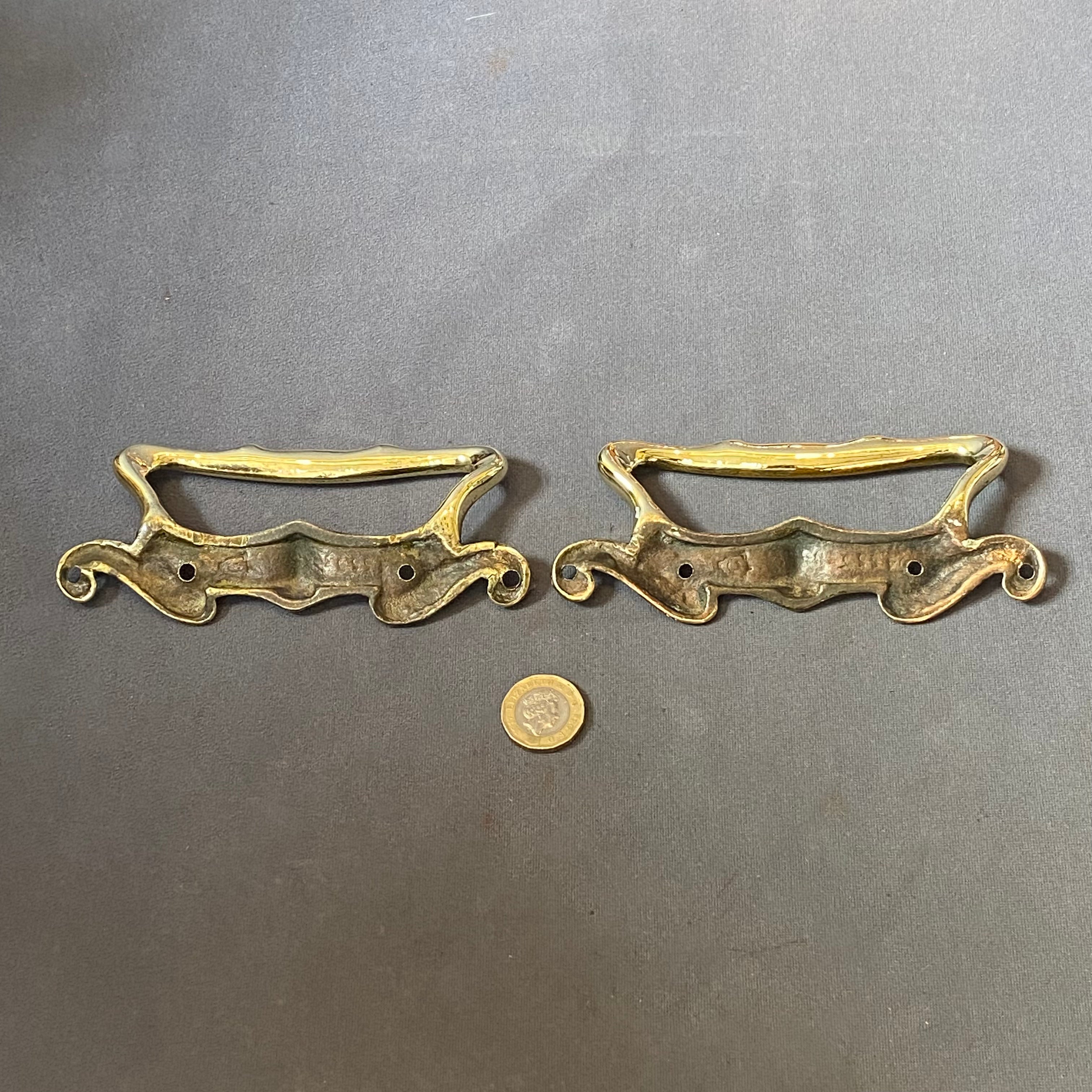 Pair of Brass Sash Window Lifts, 5 pairs available