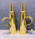 Pair of Brass Ship Containers — Brass, late 19th century