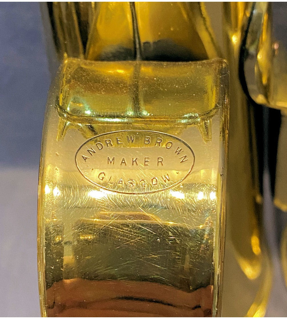 Pair of Brass Ship Containers — view 3