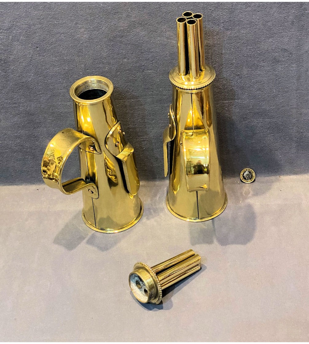 Pair of Brass Ship Containers — view 4