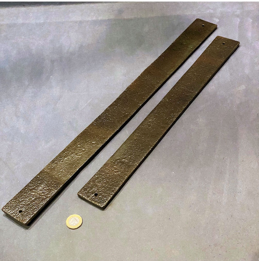 Pair of Cast Iron Nameplate J.B. Edlington & Co — view 2