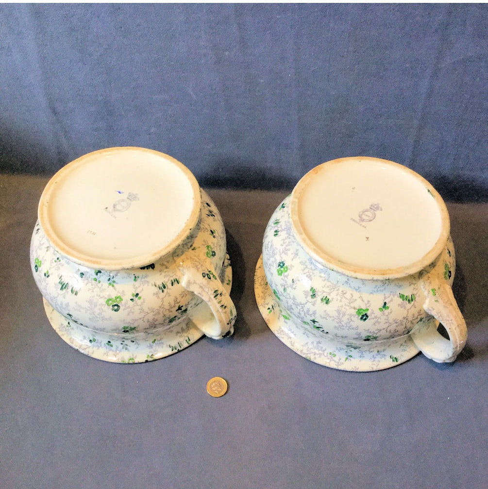 Pair of Decorated Chamberpots — view 5