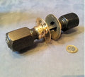 Pair of Ebony and Brass Door Handles — Brass, circa 1900