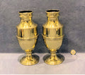 Pair of Eccliastical Vases — Brass